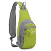 Multifunctional Single Shoulder Backpack For Outdoor Activities - Solid Green