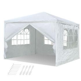 3*3m Gazebo/Wedding Tent w/4 Side Wall - As Picture