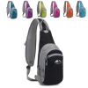 Multifunctional Single Shoulder Backpack For Outdoor Activities - Sky Blue