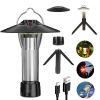 3000mAh Camping Lantern with Magnetic Base Similar To Blackdog Goal Zero Lantern 5 Lighting Modes Led Flashlights Emergency Lamp - 1 Set Black