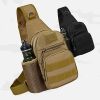 Military Tactical Shoulder Bag; Trekking Chest Sling Bag; Nylon Backpack For Hiking Outdoor Hunting Camping Fishing - Army Green - Nylon