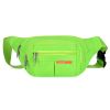 Casual Multifunctional Waist Bag; Adjustable Durable Large Capacity Messenger Bag For Outdoor Sports Running Walking - Deep Blue