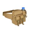 Tactical Waist Bag Denim Waistbag With Water Bottle Holder For Outdoor Traveling Camping Hunting Cycling - Jungle Digital