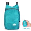 Lightweight Foldable Nylon Hiking Backpack For Camping Hiking Climbing Trekking - Lake Blue